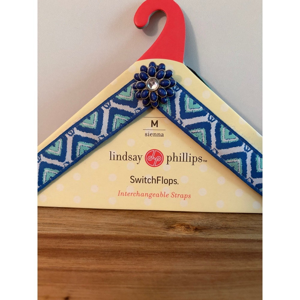 Lindsay Phillips Switch Flops Size Medium Sienna Strap NEW